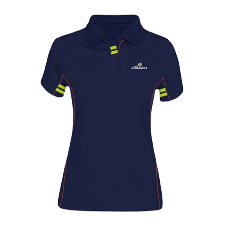 Picture of Ladies Short Sleeve Golfer Navy